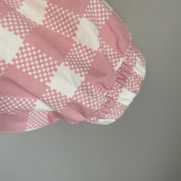 Urban Outfitters, Size M, Pink & White, Gingham design Bomber Jacket - Picture 3 of 5